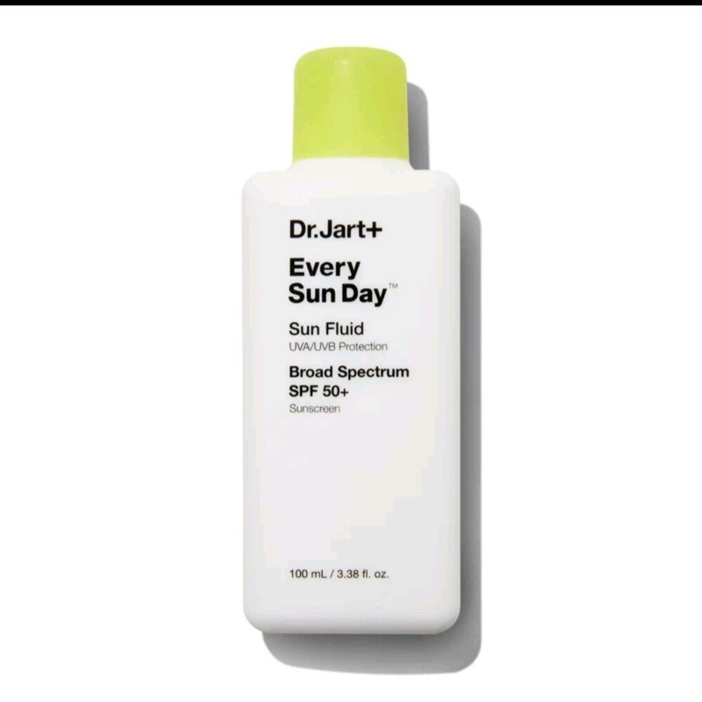 DR. JART+ Every Sun Day Sun Fluid Sunscreen SPF 50+ 3.38 oz NIB Sealed